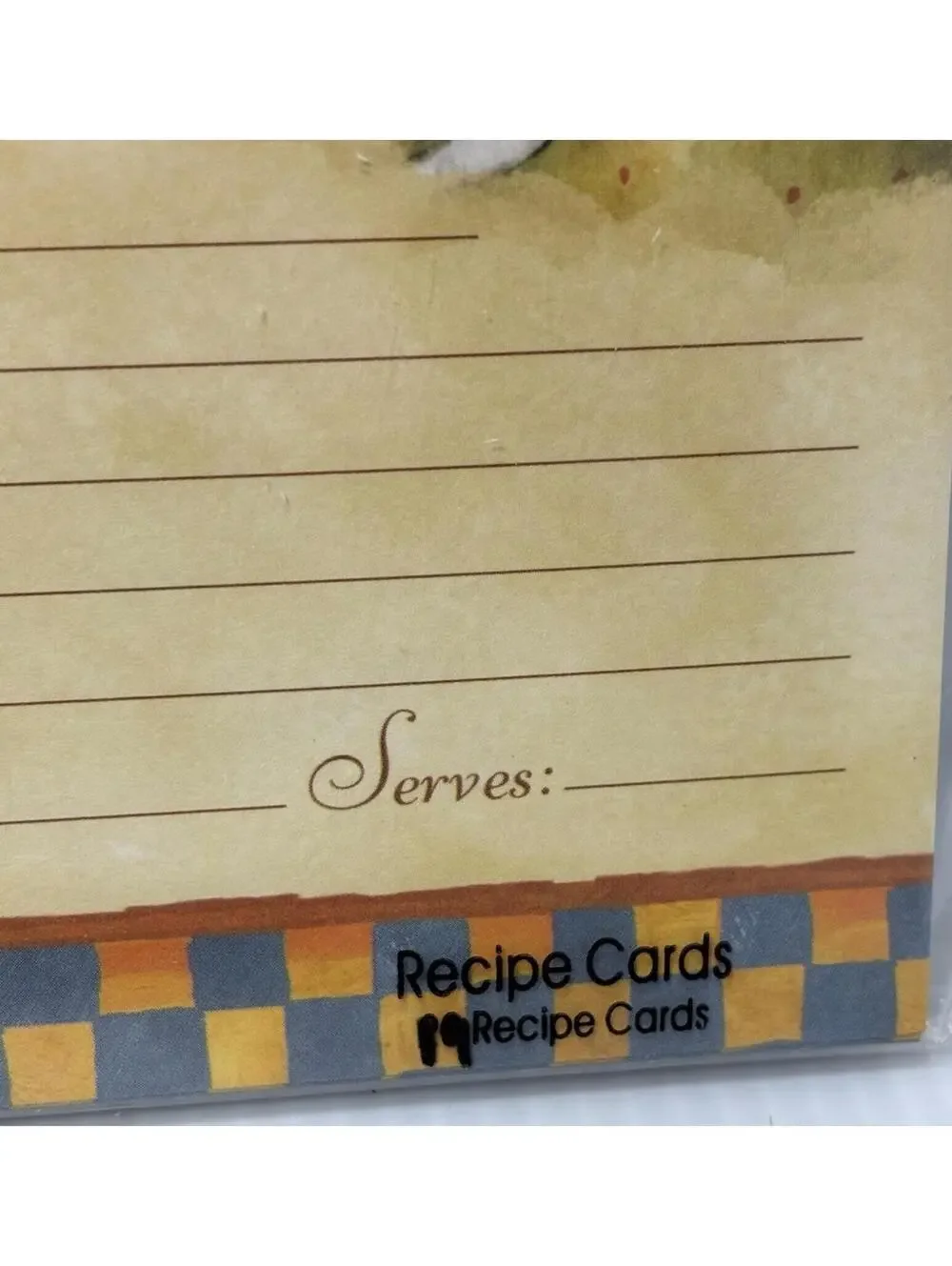 Country Home Recipe Cards 4x6